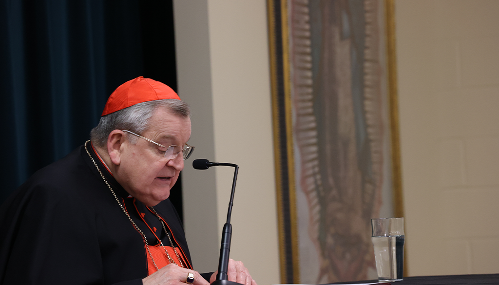Cardinal-Burke-Speaking-during-the-Queen-of-Americas-Guild-at-the-Guadalupe-Shrine